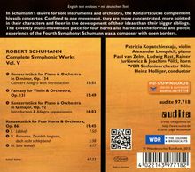 Robert Schumann (1810-1856): Complete Symphonic Works Vol.5, CD