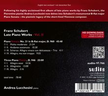 Franz Schubert (1797-1828): Späte Klavierwerke Vol.2, CD