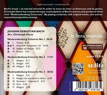 Johann Sebastian Bach (1685-1750): Neubrandenburger Konzerte Nr.1-3 (arrangiert von Christoph Harer), CD