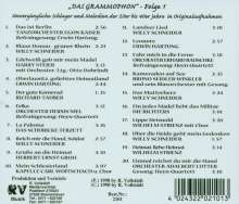 Das Grammophon Folge 1, CD