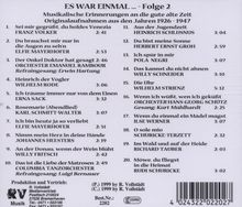 Es War Einmal...Folge 2, CD