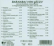 Barnabás von Géczy: Originalaufnahmen der Jahre 1935 bis 1942, CD
