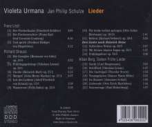 Violeta Urmana singt Lieder, CD