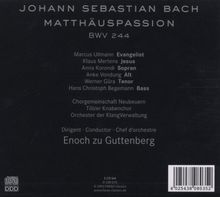 Johann Sebastian Bach (1685-1750): Matthäus-Passion BWV 244, 3 CDs