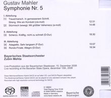 Gustav Mahler (1860-1911): Symphonie Nr.5, Super Audio CD