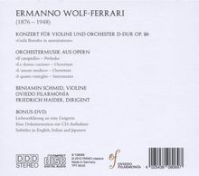 Ermanno Wolf-Ferrari (1876-1948): Violinkonzert op.26, CD