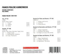 Francis Poulenc (1899-1963): Kammermusik, CD