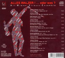 Alt-Wiener Strauss-Ensemble  - Alles Walzer! ... oder was?, CD