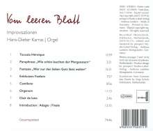 Hans-Dieter Karras - Vom leeren Blatt, CD