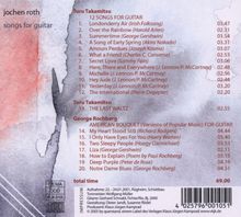 Jochen Roth - Songs for Guitar, CD