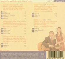 Duetto Giocondo - Sonaten für Mandoline &amp; Gitarre/Laute, CD