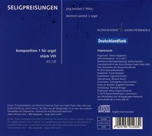 Jörg Herchet (geb. 1943): Orgelwerke "Seligpreisungen", CD