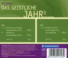Jörg Herchet (geb. 1943): Das Geistliche Jahr 3 - Drei Kantaten, 2 CDs