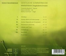 Rudolf Mauersberger (1889-1971): Geistliche Sommermusik, CD