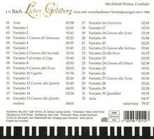 Johann Sebastian Bach (1685-1750): Goldberg-Variationen BWV 988, CD