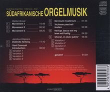 Südafrikanische Orgelmusik, CD