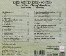 Fanny Mendelssohn-Hensel (1805-1847): Lieder, CD