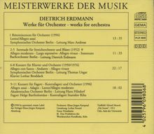 Dietrich Erdmann (1917-2009): Klavierkonzert, CD