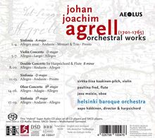 Johan Joachim Agrell (1701-1765): Orchesterwerke, Super Audio CD