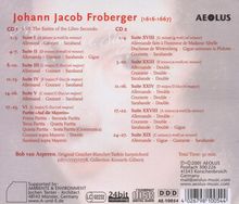 Johann Jacob Froberger (1616-1667): Suiten für Cembalo Nr.1-6,18,19,23,24,28, 2 CDs