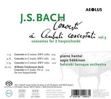 Johann Sebastian Bach (1685-1750): Cembalokonzerte Vol.3, Super Audio CD