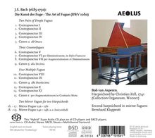 Johann Sebastian Bach (1685-1750): Die Kunst der Fuge BWV 1080, Super Audio CD