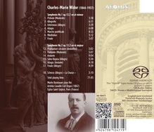 Charles-Marie Widor (1844-1937): Orgelsymphonien Nr. 1 &amp; 2, Super Audio CD