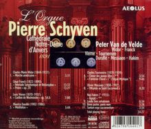 Peter Van de Velde - L'Orgue de la Cathedrale d'Anvers, CD