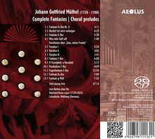 Johann Gottfried Müthel (1728-1788): Orgelwerke, Super Audio CD