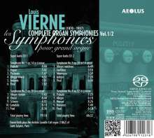 Louis Vierne (1870-1937): Orgelsymphonien Nr.1-4, 2 Super Audio CDs