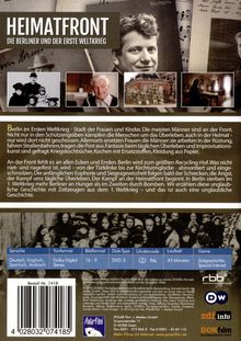 Heimatfront - Die Berliner und der Erste Weltkrieg, DVD