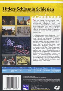 Hitlers Schloss in Schlesien - Eines der letzten großen Geheimnisse des zweiten Weltkriegs, DVD