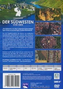 Der Südwesten von oben, DVD