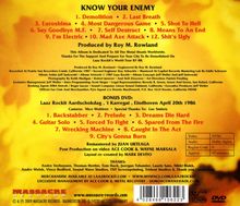 Lääz Rockit: Know Your Enemy (CD + DVD), 1 CD und 1 DVD