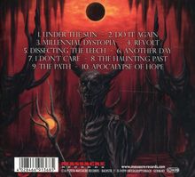 1. UNDER THE SUN - 2. DO IT AGAIN 3. MILLENNIAL DYSTOPIA - 4. REVOLT 5. DISSECTING THE LEECH - 6. ANOTHER DAY

Düsteres Gemälde: Entstellte Figur vor Feuermeer.