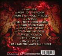 Songtitel: 1. Hardbeat, 2. Four to the Floor, 3. House of Rock 'n' Roll, 4. Big Dog. Hintergrund: Schädel, Blitze.