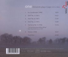 John Cage (1912-1992): One Nr.2,3,8 für Akkordeon, CD