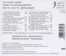 Elisabeth Scholl - Goethe-Lieder von Komponistinnen, CD