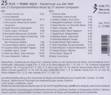 25 Plus - Piano Solo, 2 CDs