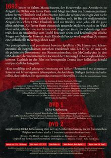 Die Hexen von Salem (Kurz- und Langfassung im Mediabook), 2 DVDs