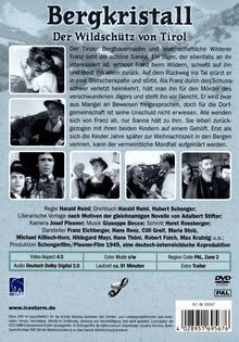 Bergkristall - Der Wildschütz von Tirol, DVD