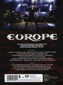 Europe: Live! At Shepherd's Bush, London, DVD