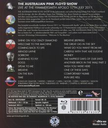 The Australian Pink Floyd Show: Live At The Hammersmith Apollo  2011, Blu-ray Disc