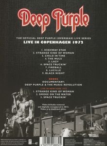 Deep Purple: Copenhagen 1972, DVD