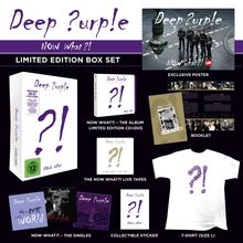 Deep Purple: Now What?! (Limited Box-Set) (2 CDs + DVD + 3 CDMs + T-Shirt Gr. L), 2 CDs, 3 Maxi-CDs und 1 DVD