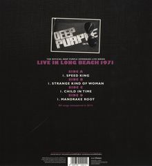 Deep Purple: Long Beach 1971 (remastered) (180g), 2 LPs