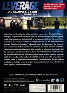 Leverage (Komplette Serie), 20 DVDs