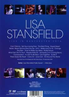 Lisa Stansfield: Live In Manchester 2014, DVD