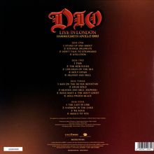 Dio: Live In London: Hammersmith Apollo 1993 (180g) (Limited Numbered Edition), 2 LPs und 2 CDs