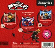 Miraculous - Geschichten von Ladybug &amp; Cat Noir - Starter-Box 4 (10-12), 3 CDs
